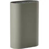 Zone Bloc à couteaux Zone Borsten rond universel 24cm de haut Porte-couteaux mud