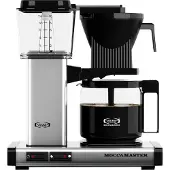 Moccamaster Masque à café, automatique, poleret sølv, Cafetières à filtre, Argent