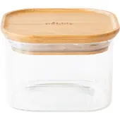 Pebbly Boîte de Conservation Isolant Pebbly Carré Bois 500 ml
