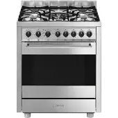 Smeg Master B71GMX2 four et cuisinière Electrique Gaz Acier inoxydable A