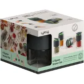 Lékué Set 4 Pots épices Verre Lekue Conservation Optimale Des épices - Lekue