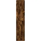 vidaXL Cloison de séparation chêne fumé 100x33x155,5cm bois ingénierie