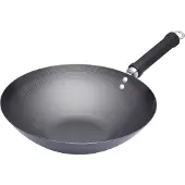 Kitchencraft Wof Oriental 30 Cm Wok Pan Argenté