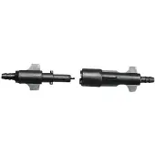 Nuova Rade Raccord de conduite de carburant avec embout de tuyau pour moteur Mercury/Mariner 9,5 mm Noir Noir Taille unique