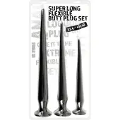 You2Toys - ensemble de plugs anaux extra longs (3 pièces, noir)
