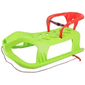 Baby Mix Luge plastique avec dossier SNOW STAR vert