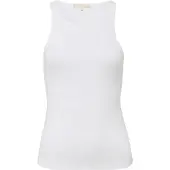 Les Lunes Haut 'RYLIEE Rib' blanc