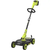 Ryobi Tondeuse 3-en-1 RY18LMC30A-120 18V Ø30 cm avec 1 batterie lithium+ 18V 2Ah et chargeur 1,5A