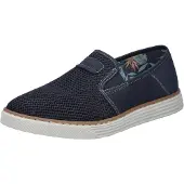 Rieker Chaussure basse beige / bleu foncé / blanc