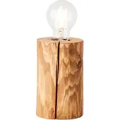 Brilliant Lampe de table en bois Trabo 15cm bois marron