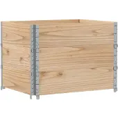 vidaXL Jardinière 80x60 cm bois de pin massif