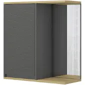 Vicco armoire de toilette Livia Anthracite 60x63cm, Model 50143