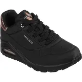 SKECHERS Baskets basses or / noir