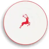 Sonstige Verlage Gmundner Keramik Rubinr. Hirsch Soucoupe pour espresso (Ø11cm)