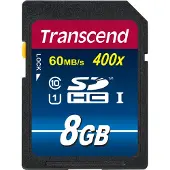 Transcend SDHC 8GB Class 10 UHS-I 400x Premium
