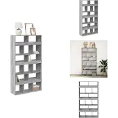 vidaXL Cloison de séparation sonoma gris bois d'ingénierie