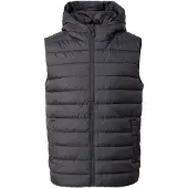 4F Hommes, Gilet, Weste, Noir, (M)