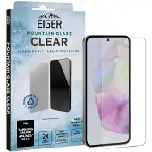 EIGER SP Mountain Glass (1 pcs, Samsung Galaxy A36, Samsung Galaxy A56, Samsung Galaxy S24 FE), Téléphone portable : film de protection, Transparent