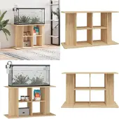 vidaXL Support pour aquarium Chêne Sonoma 100x40x60 cm Bois composite