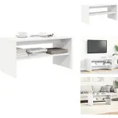 vidaXL Armoire TV Blanc 80x40x40cm Bois composite