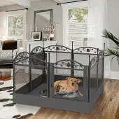 OEM Lit pour chien avec fond, 8 pièces, avec coussins