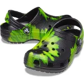 Crocs Classic Tie Dye Graphic Clogs Vert EU 24-25 Enfants