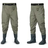 Delphin HRON Pants, 41, vert/noir, waders, 101004221