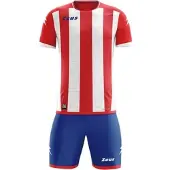 Zeus Icon Teamwear Set Maillot avec short rouge blanc