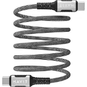 Havit CB6297 - Câble magnétique USB type C vers USB type C, 1m (noir)
