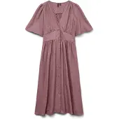 Vero moda Robe-chemise 'VMMelaney' pourpre