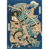 Grafika Puzzle Hokusai Kamakura no Gengoro 500 pièces Puzzle Jouet