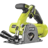 Ryobi - Scie multi-matériaux 18V ONE+ - diam. 85 mm x 15 mm + lames, 1 guide parallèle et 1 buse d'aspiration - R18MMS-0