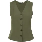 We fashion Chemisier vert / kaki