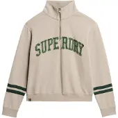 Superdry Sweat-shirt 'Athletic Essentials' greige / vert
