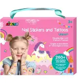 Avenir Nail Stickers and Tattoos Unicorns