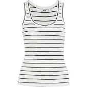 We fashion Haut bleu marine / blanc
