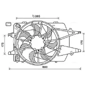 PRASCO Pulseur d'air habitacle FD7577 AVA