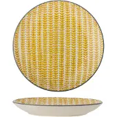 Bloomingville Assiettes en érable Ø25,5cm jaune lot de 6 pièces