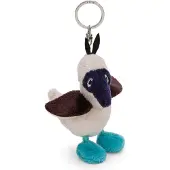 Magni Femmes, Porte-clés, NICI Schlüsselanhänger Blaufusstölpel Sula 10cm, Bleu, Beige, Marron