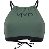 Vivid Hauts de bikini vert foncé / noir