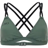 Vivid Hauts de bikini vert foncé / noir
