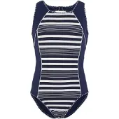 Vivid Maillot de bain bleu foncé / blanc