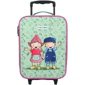 Fien & Teun Trolley Fien et Teun Amis des animaux avec motif imprimé coloré sur le devant Green One Size