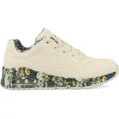 SKECHERS Uno - Majestic Garden 155583-NTMT, Baskets, Femmes, Beige