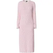Pieces Robe 'PCFlora' rose / blanc
