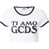 GCDS T-shirt noir / blanc