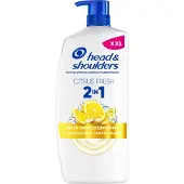 Beiersdorf Shampooing anti-pelliculaire Head and Shoulders 2 en 1, fraîcheur citronnée, 800 ml
