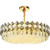 Toolight Lampe Suspendue APP1540-8CP60 Gold