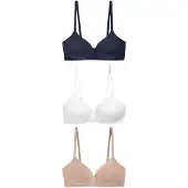 Next Soutien-gorge beige / bleu marine / blanc