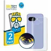 BROTECT Full-Screen Protection Mat (2 pcs, Google Pixel 9a), Téléphone portable : film de protection, Transparent